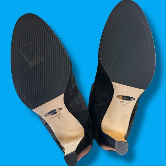 NWT Sarah Flint ‘Marina 85’ Boot in “Black Crosta Suede Leather” Size 11 - Picture 8 of 16